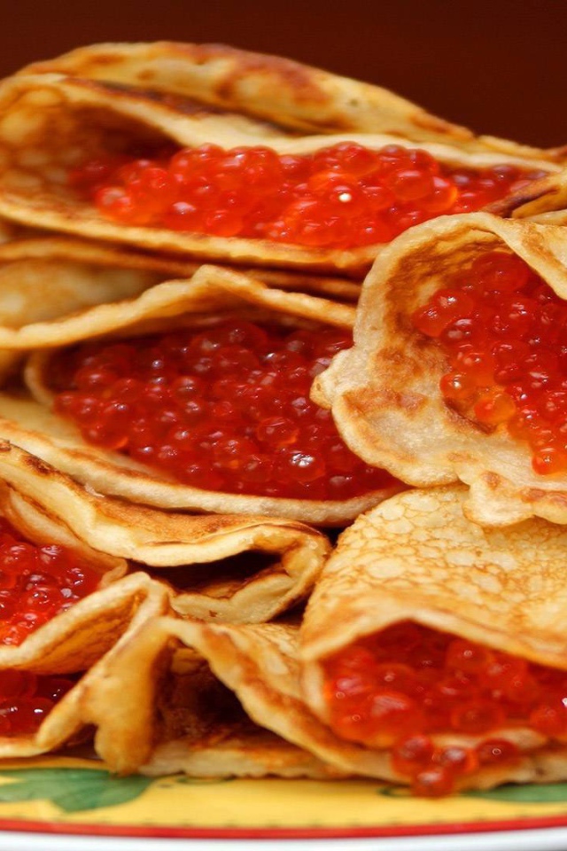 Праздничное угощение на Масленицу