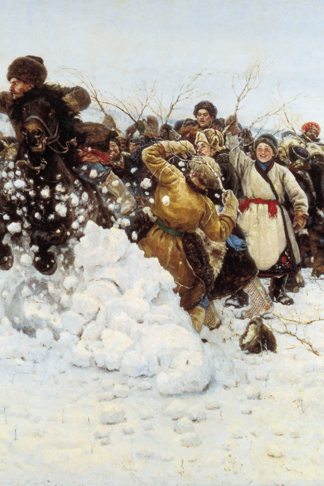 Народные гуляния на Масленицу