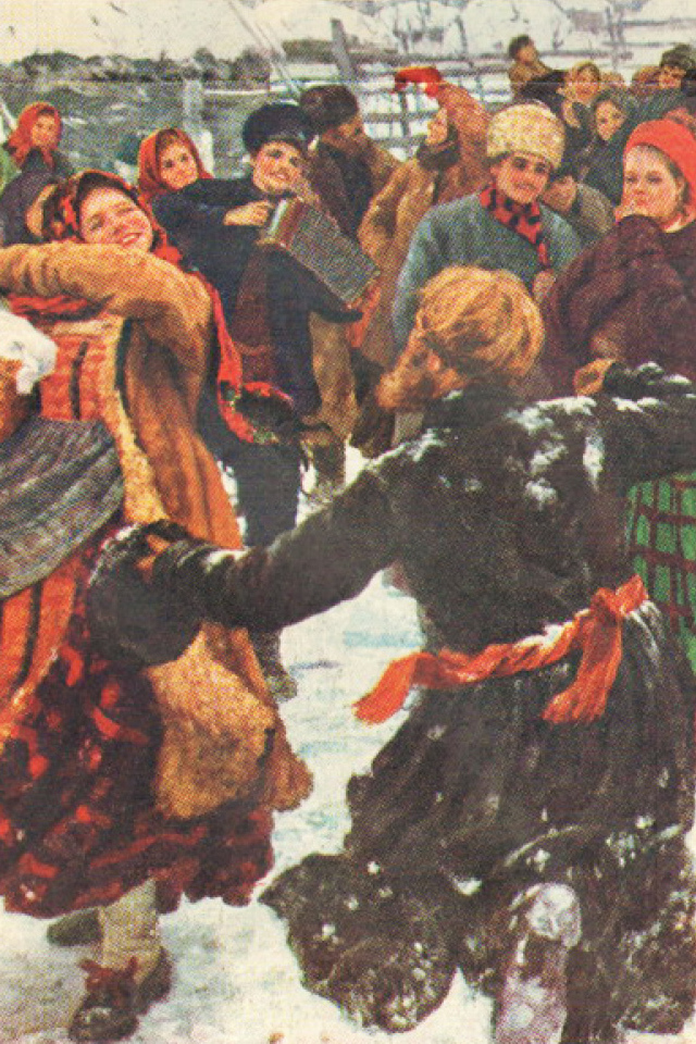 Хоровод на Масленицу