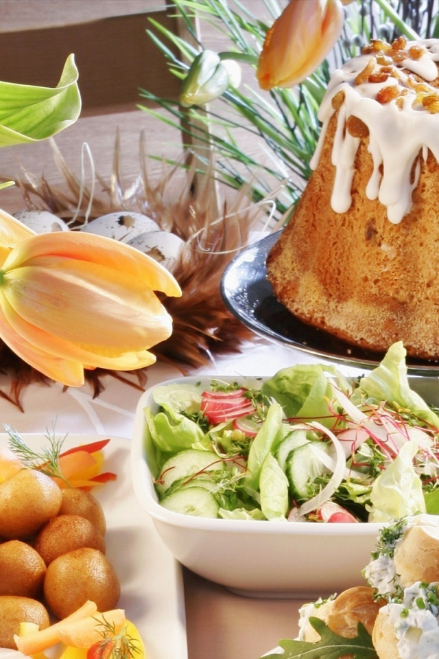 Праздничный стол на Пасху