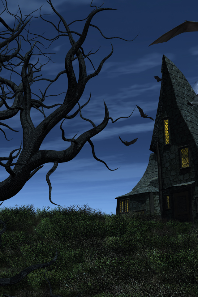 Лунная ночь на хелоуин