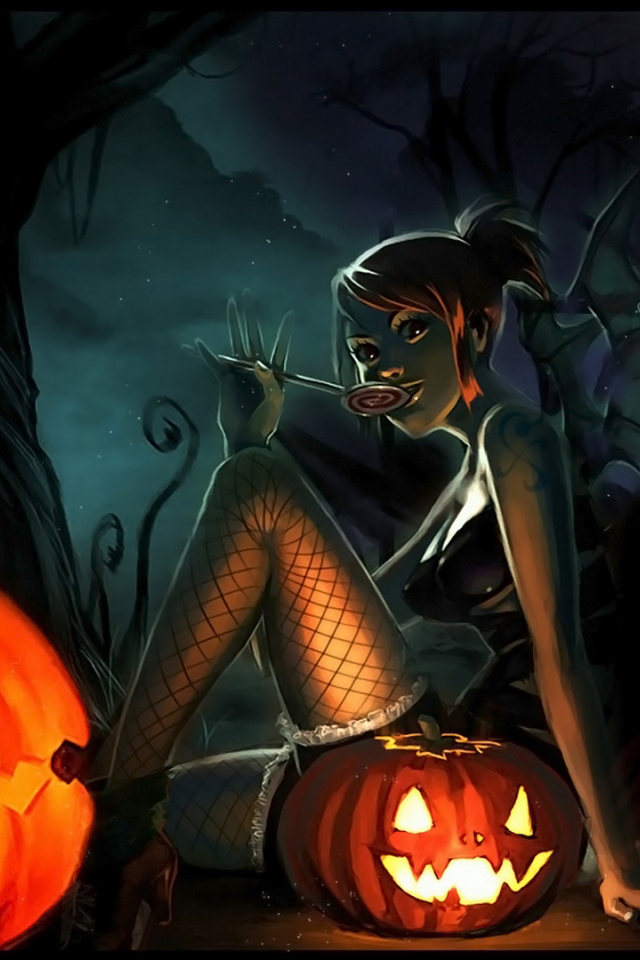 Девочка с конфетой