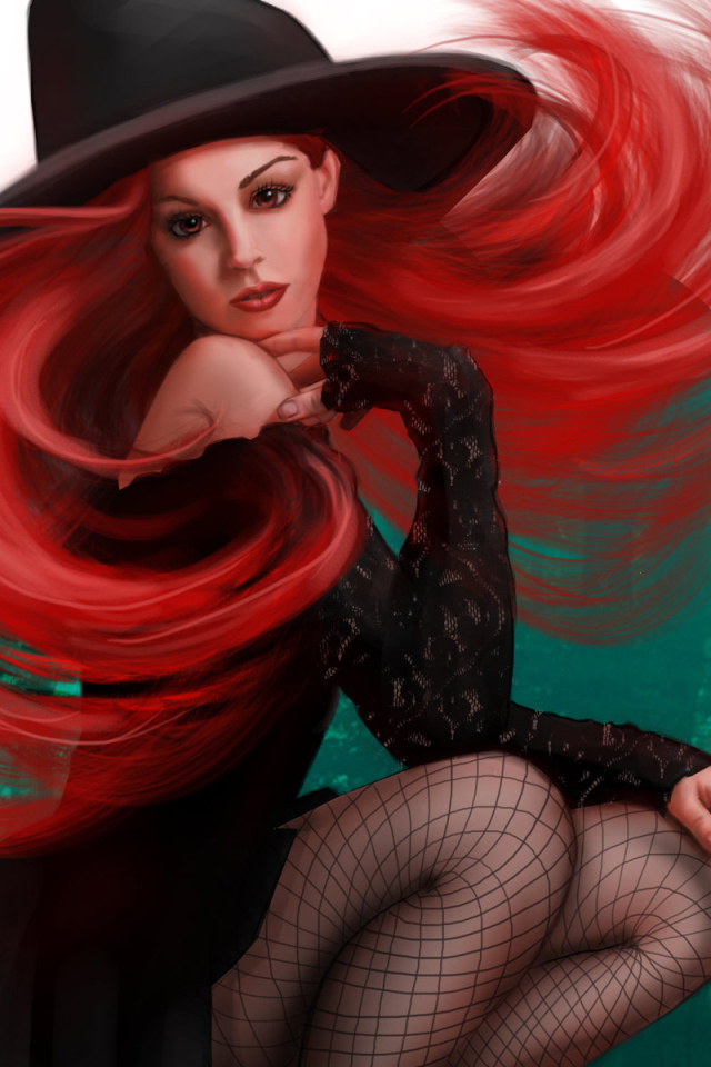 Ведьма на хэллоуин