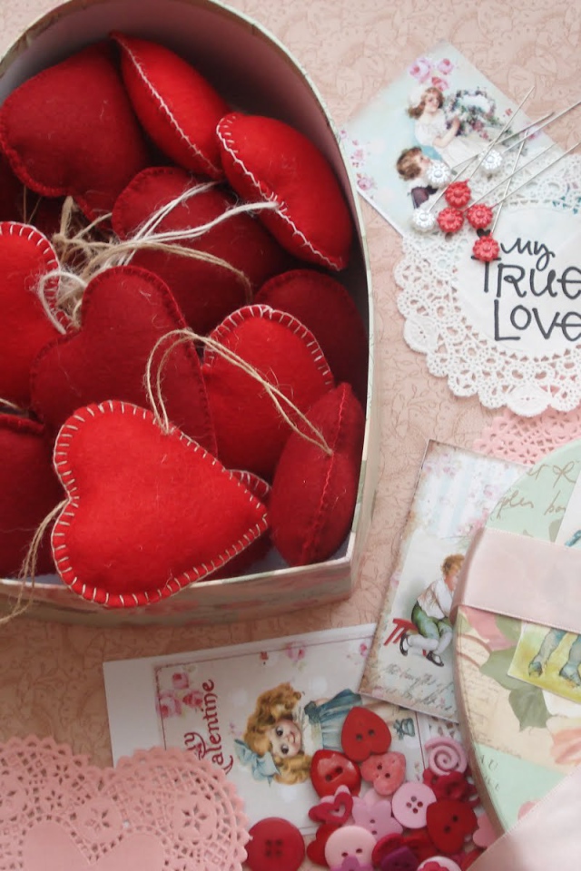 Коробка сердец на День Влюбленных 14 февраля