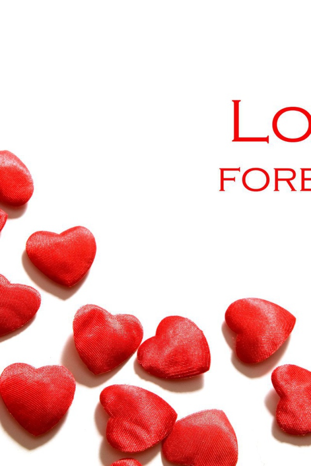 Любовь навсегда на День Святого Валентина 14 февраля