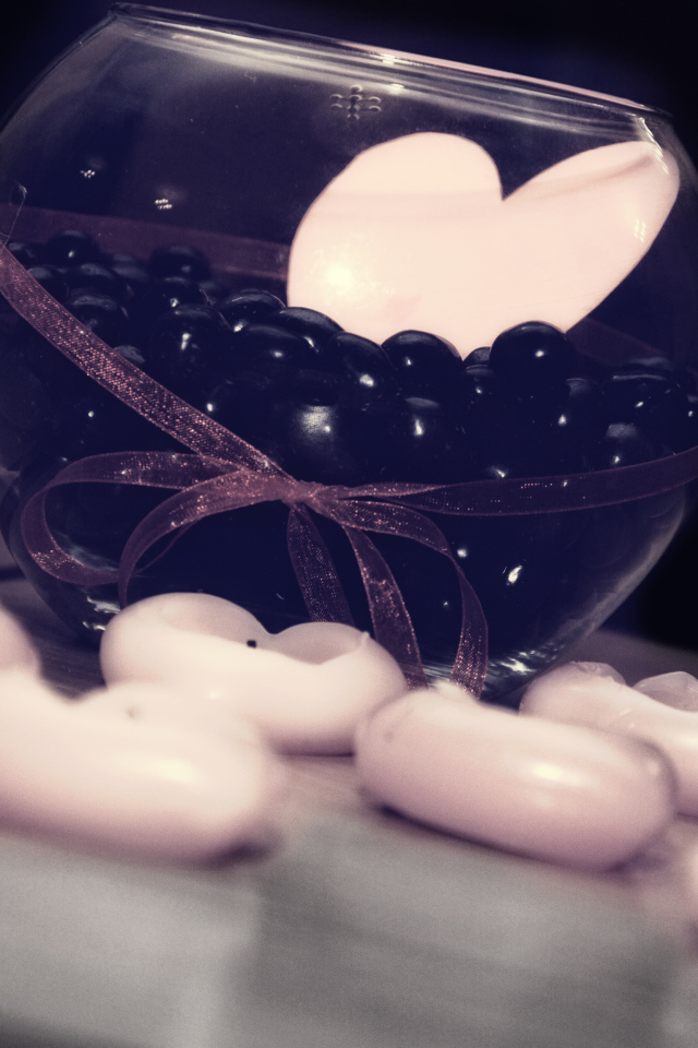 Сердце в чаше на День Влюбленных 14 февраля