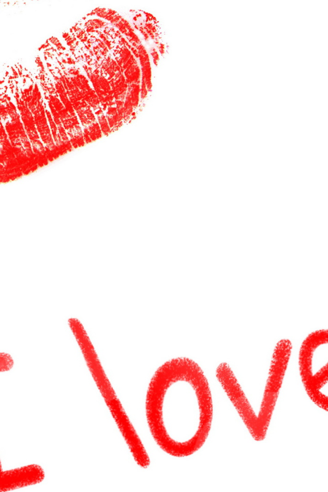 Поцелуй с любовью на День Влюбленных 14 февраля
