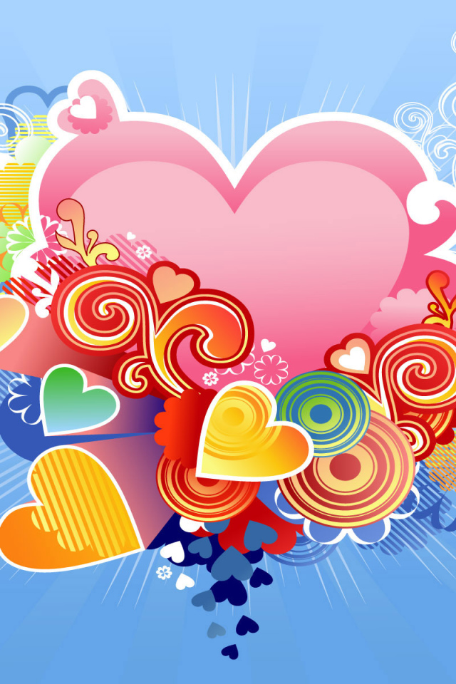 Музыкальное сердце на День Святого Валентина 14 февраля