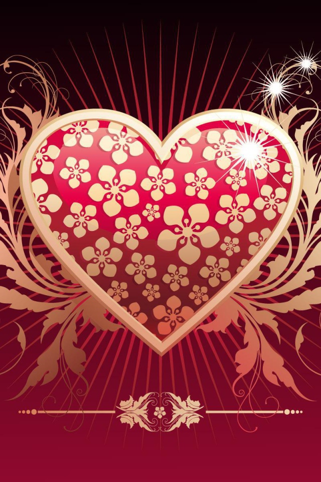 Окрыленное сердце на День Святого Валентина