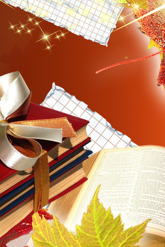 Книги и глобус в День знаний 1 сентября