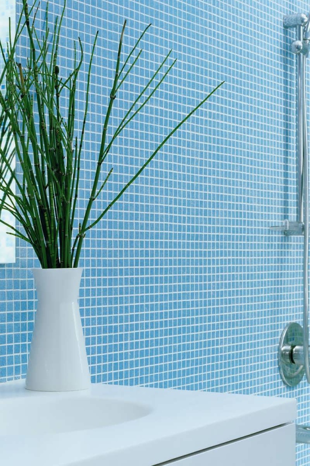 Букет в ванной комнате