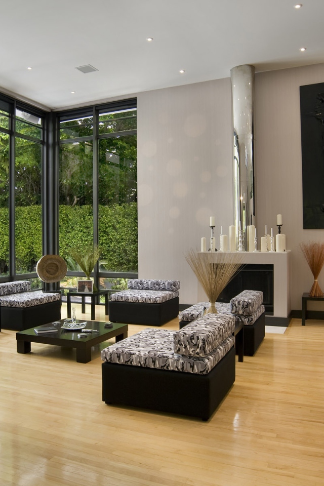 Зал в загородном доме