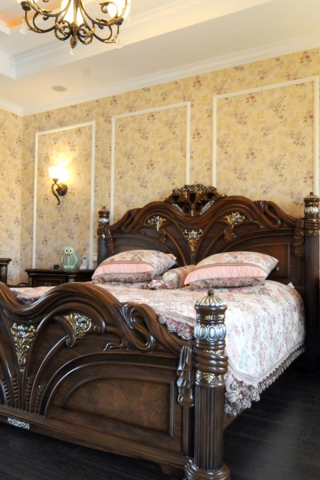 Спальня в стиле ретро