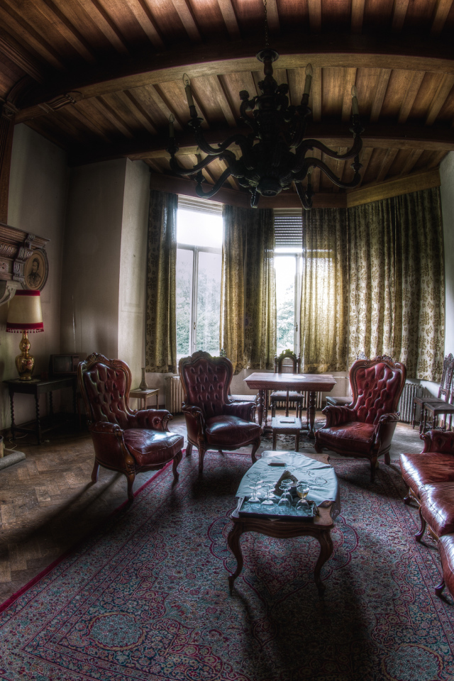 Комната в стиле ретро