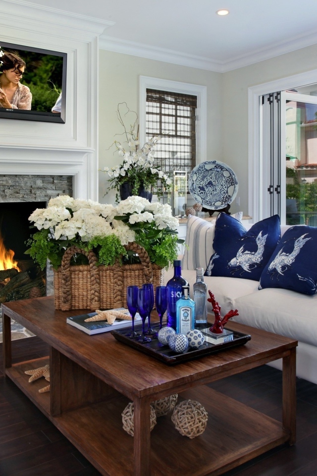 Комната с камином