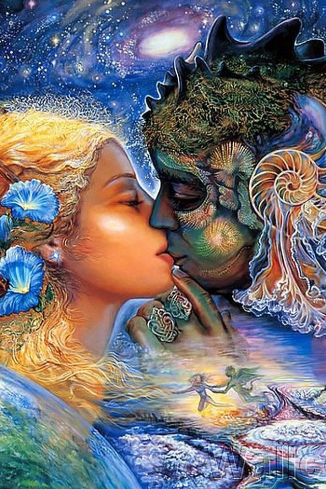 Абстракция с поцелуем