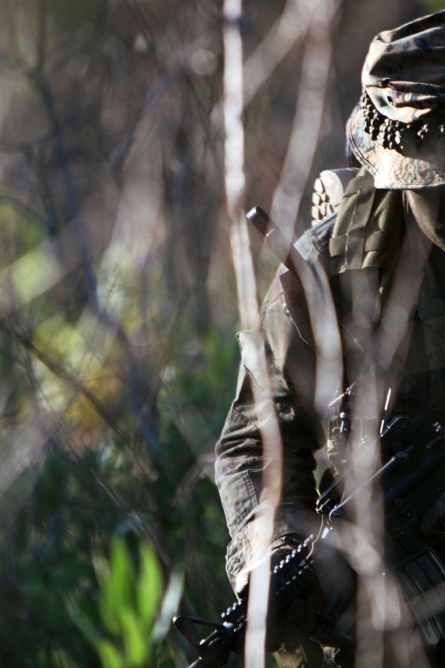 Солдат на задании