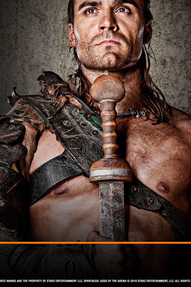Дастин Клер в роли Спартака