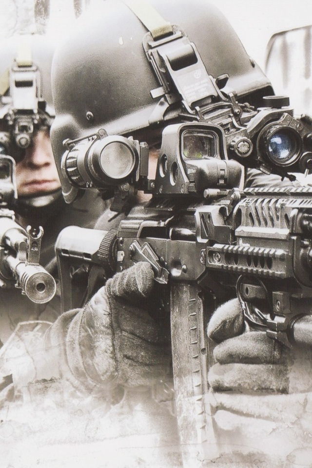 Четыре солдата спецназа