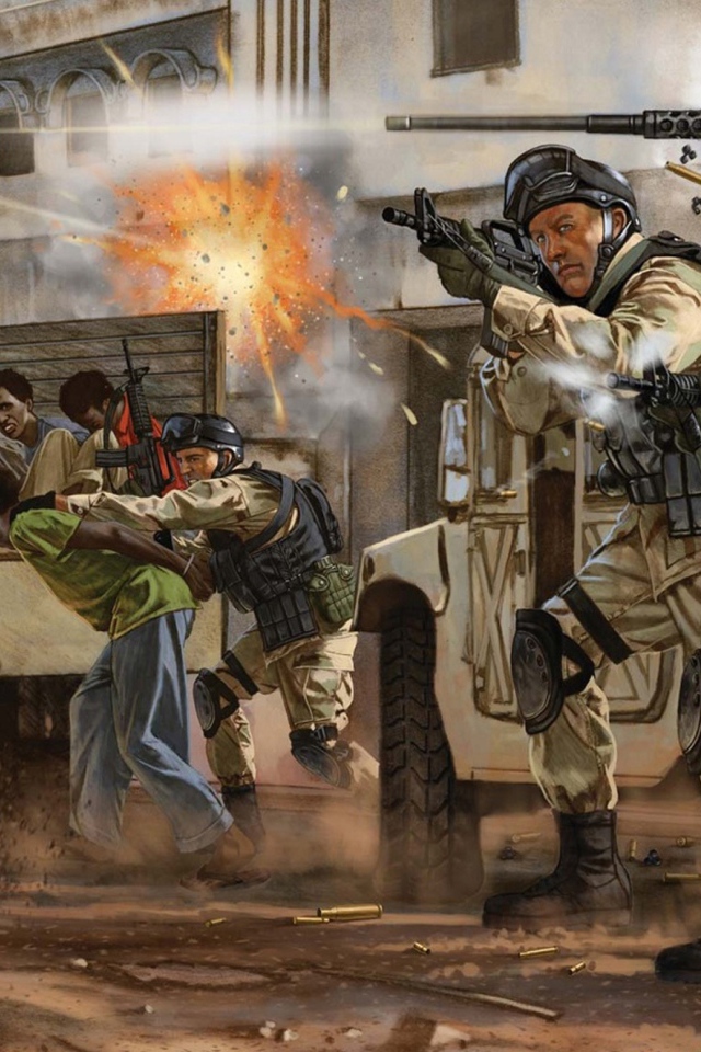 Работа спецназа