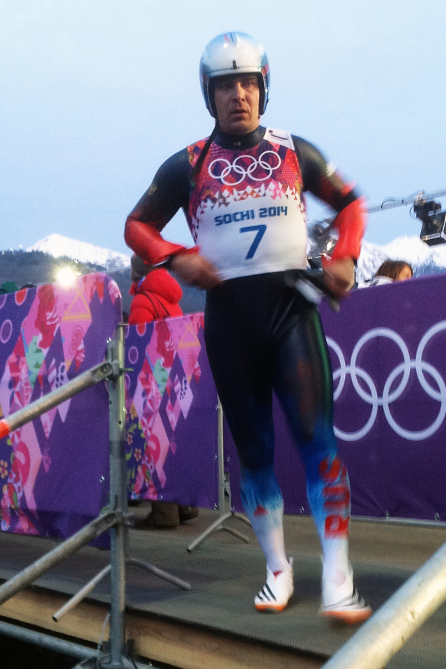 Русский спортсмен Альберт Демченко