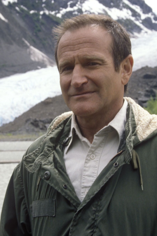 Актер Робин Уильямс на севере