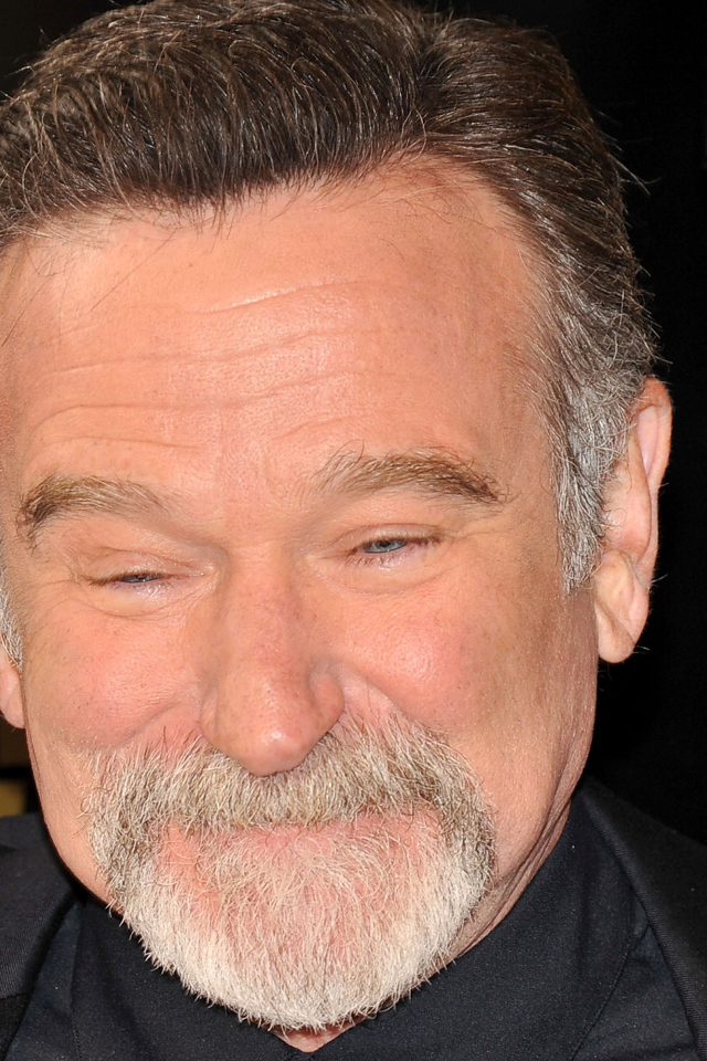 Актер Робин Уильямс улыбается