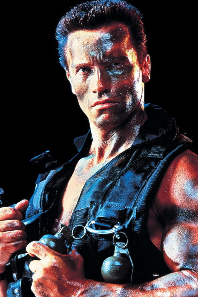 Арнольд Шварценеггер в фильме коммандос