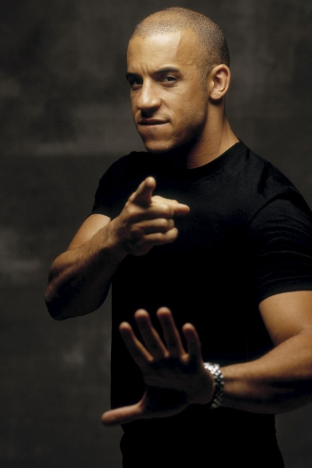 Голливудский актер Вин Дизель