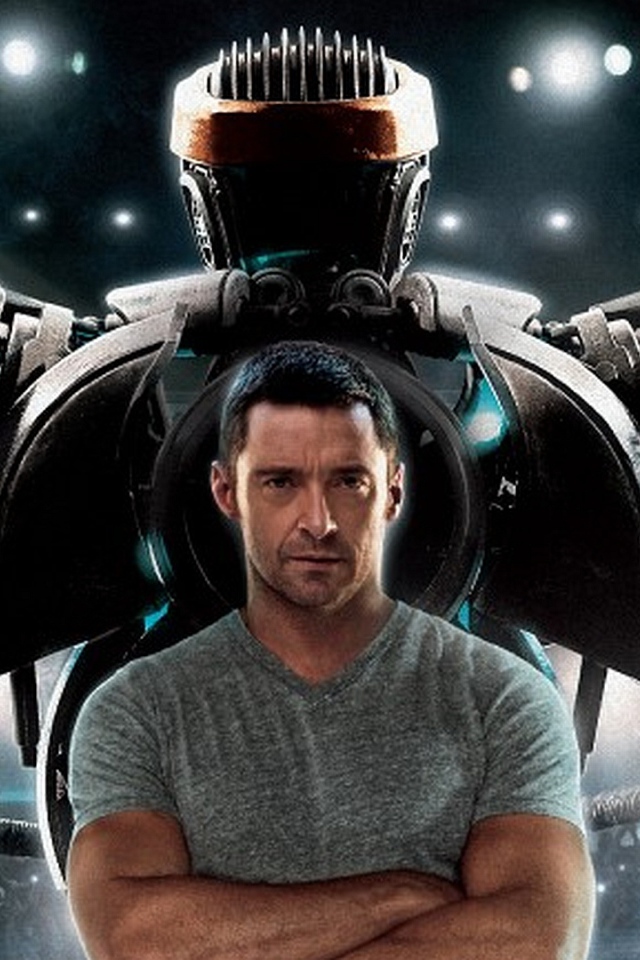 Кинозвезда Хью Джекман в фильме Реальная сталь