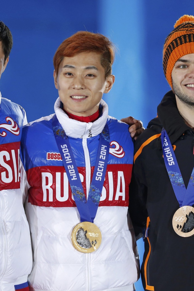 На пьедестале Олимпиады Виктор Ан