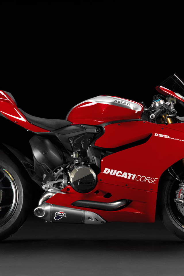 Красивый мотоцикл Ducati Superbike 1199 Panigale