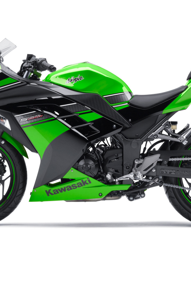Красивый мотоцикл Kawasaki Ninja 300