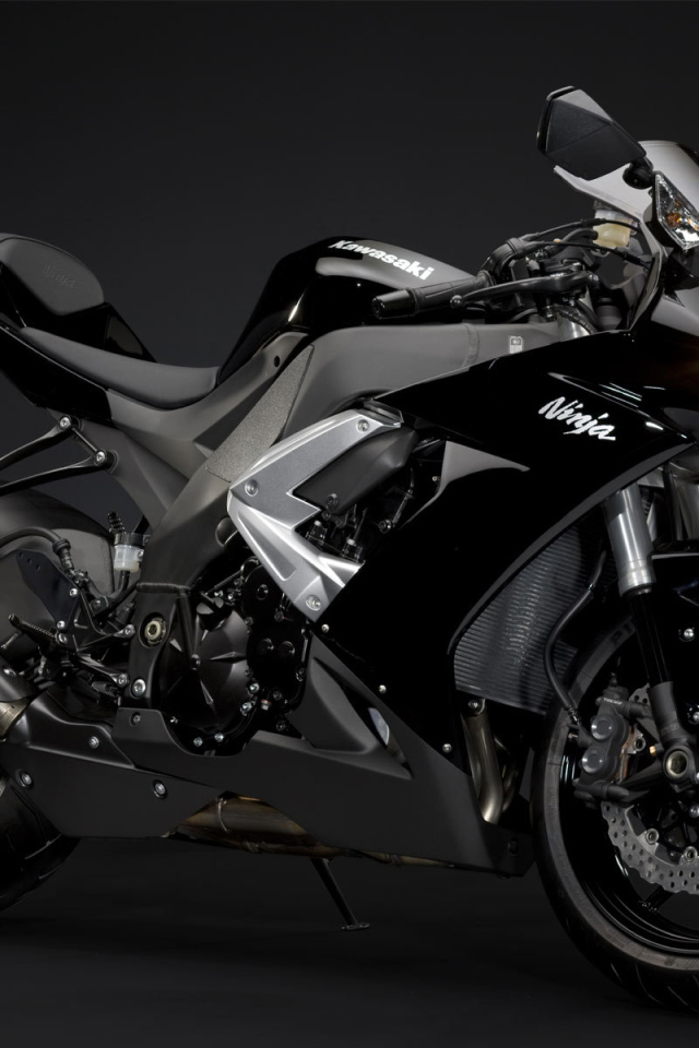 Красивый мотоцикл Kawasaki Ninja ZX-10R