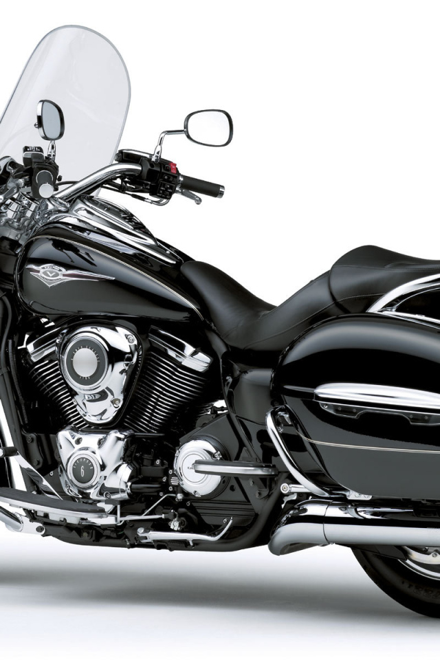 Красивый мотоцикл Kawasaki VN 1700 Classic