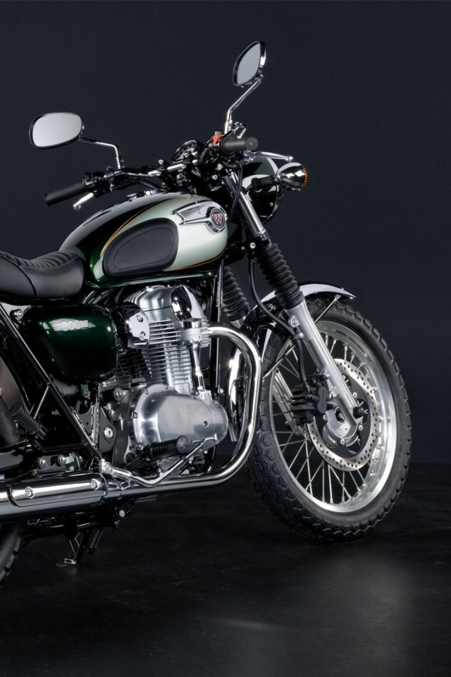 Красивый мотоцикл Kawasaki W 800