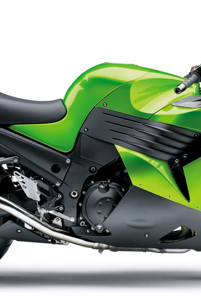 Красивый мотоцикл Kawasaki ZZR 1400