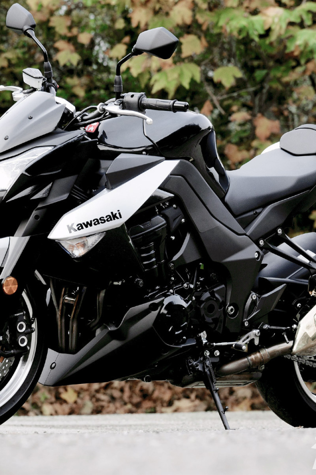 Красивый мотоцикл Kawasaki Z 1000