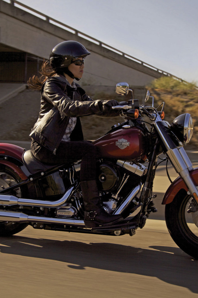 Красивый мотоцикл в москве Harley-Davidson Softail Blackline