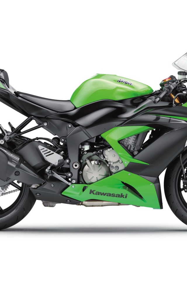Мотоцикл модели Kawasaki Ninja ZX-6R 636 Performance