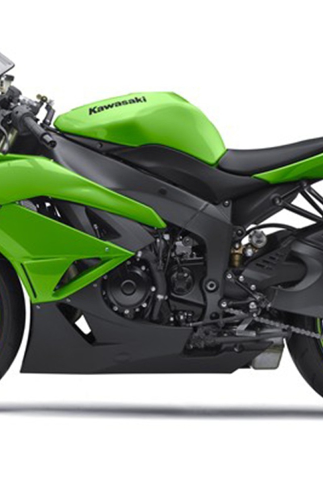 Мотоцикл модели Kawasaki Ninja ZX-6R
