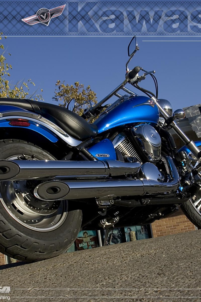 Мотоцикл модели Kawasaki VN 900 Classic