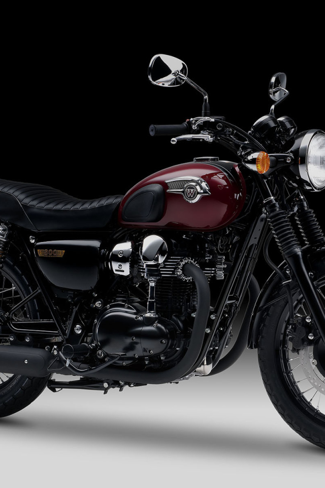 Мотоцикл модели Kawasaki W 800