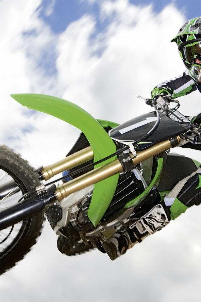 Невероятно быстрый мотоцикл Kawasaki KX 250 F