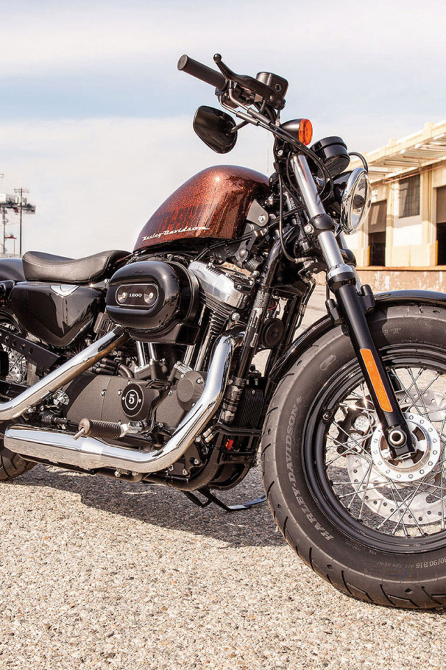 Невероятно быстрый мотоцикл Harley-Davidson XL 1200X Sportster Forty-Eight