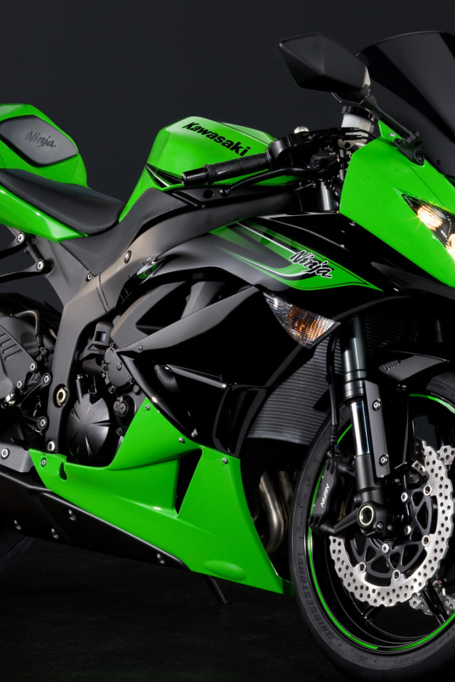 Невероятно быстрый мотоцикл Kawasaki Ninja ZX-6R