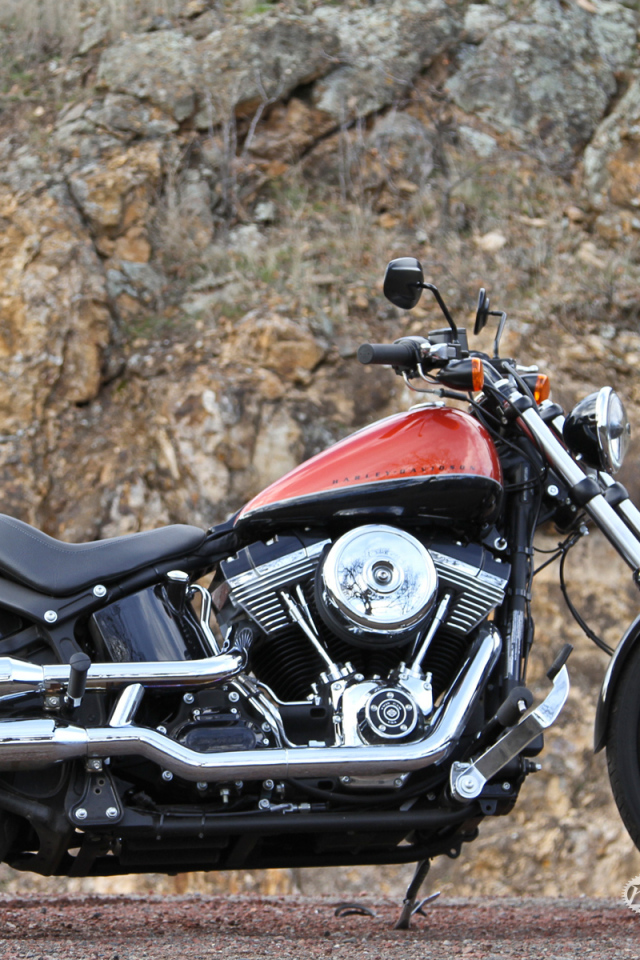 Новый мотоцикл Harley-Davidson Softail Blackline