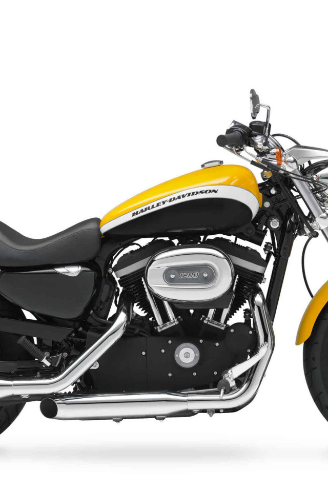 Популярный мотоцикл Harley-Davidson XL 1200C Sportster Custom