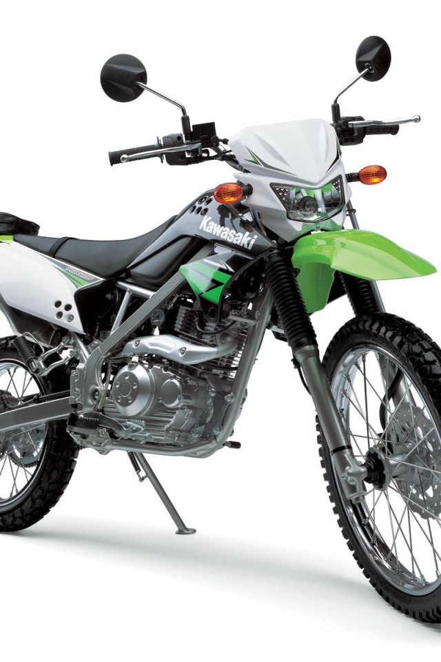 Быстрый мотоцикл Kawasaki KLX 125