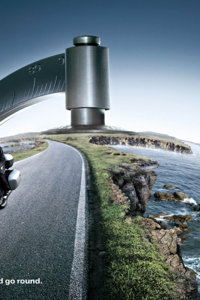 BMW на глобусе